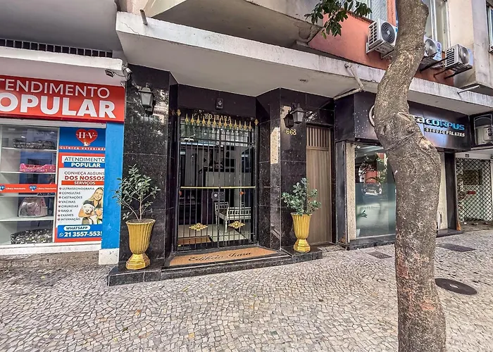 Ape 2 Quartos Em Copacabana, Praia E 4 Hospedes Rio de Janeiro